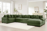 DESEO 155" Sectional Sofa with Ottoman