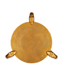 Serpent Brass Accent Table