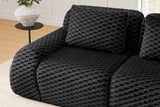 LAURENT 114" 3-Seater Sofa with 1 Ottoman
