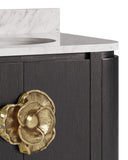 Briallen 36" Black Vanity with Oval Undermount Sink