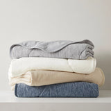 Jersey Knit Cool Touch Down Alternative Throw, Ivory