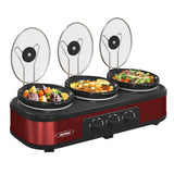 Royalcraft Triple Slow Cooker Buffet Servers and Warmer