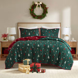 Christmas Inspired Coverlet Mini Set, Red