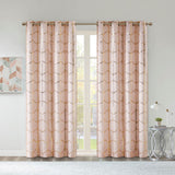 Metallic (Max Blackout) Window Panel, Pink/Gold