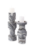 Modern Clarinda Marble Candle Holder- Short