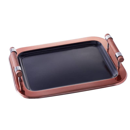 Mixora Stainless Steel Rectangular Serving Tray