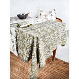 French Home Botanical 59" X 98" Tablecloth - Sage