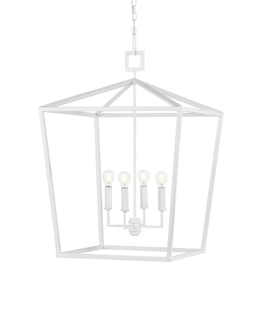 Denison Grande White Lantern