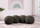 Apollo - Boucle Fabric Bench