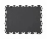 Dining Table Placemats - White Scalloped Placemats