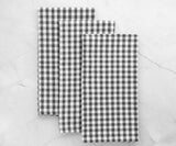 Gray Kitchen Towels - Checkered Tea Towels