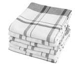 Gray Kitchen Towels - Checkered Tea Towels