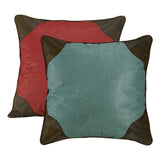 Cheyenne Red & Turquoise Reversible Euro Sham