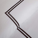 400TC Double Embroidery Sateen Solid Cotton Day Bed Set