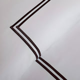 500TC Cotton Double Embroidery Sateen Solid Duvet Cover Set