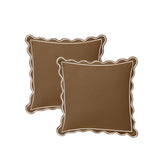 400TC Luxurious Scallop Embroidery & Border Cotton Euro Sham