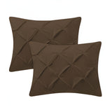 400TC Cotton Pintuck Sateen Solid Pillow Sham