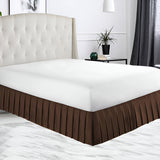 400TC Sateen Solid Cotton Pleated Bed Skirt