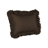 400TC Sateen Solid Cotton Ruffle Pillow Sham