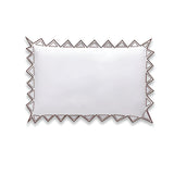 Ashley 400TC Cotton Traingle Embroidery Sateen Solid Pillow Sham