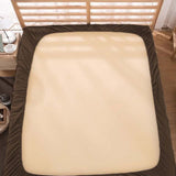 400TC Luxurious Triple Embroidery Sateen Solid Cotton Fitted Sheet