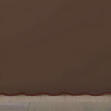 400TC Sateen Solid Cotton Luxurious Scallop Embroidery Tailored Bed Skirt