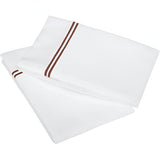 400TC Double Embroidery Cotton Sateen Pillowcases (Set Of 2)