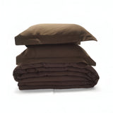400TC Cotton Sateen Solid Duvet Cover Set