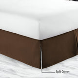 400TC Sateen Solid Cotton Tailored Bed Skirt