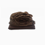 400TC Luxurious Triple Embroidery Sateen Solid Cotton Fitted Sheet