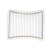 400TC Cotton Single Edge Embroidery Sateen Stripe Duvet Cover Set