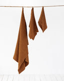 Cinnamon waffle towel set (3 pcs)