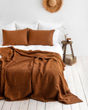 Cinnamon waffle blanket