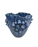 Conical Mushrooms Medium Dark Blue Vase