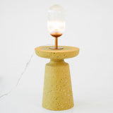 Clario Bronze Clear Glass Table Lamp