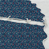 Printed Scalloped Christmas Tree Skirt