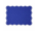 Dining Table Placemats - White Scalloped Placemats