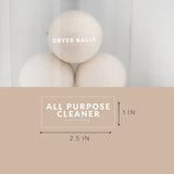 Clear Home & Laundry Labels