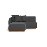 Como Curved Chaise Left