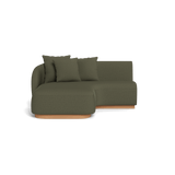 Como Curved Chaise Left