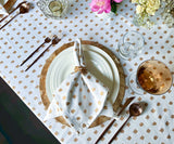Printed Napkins - Metallic Gold Foil Napkins