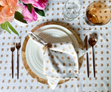 Printed Napkins - Metallic Gold Foil Napkins