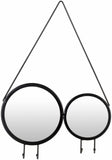 Cotmon Black Iron Frame Mirror - Clearance