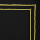 Embroidered Dinner Napkins - Golden Edge