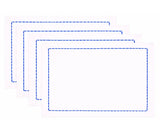 Rectangle Placemats - Embroidered