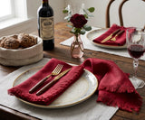 Red Christmas Cloth Napkins