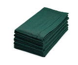 Hemstitch Dinner Napkins - Green