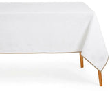Beige Embroidered Tablecloth