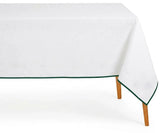 Tablecloth with Embroidery - Green