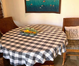 Round Tablecloth - Plaid Tablecloths